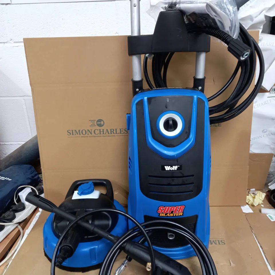 WOLF SUPER BLASTER PRESSURE WASHER BLUE 