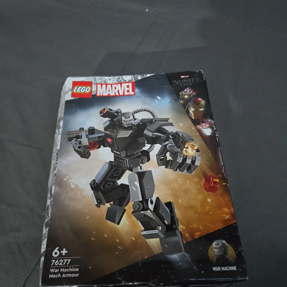 BOXED LEGO SUPER HEREOS WAR MACHINE MECH ARMOUR BUILDING TOY SET 76277 RRP £12.99