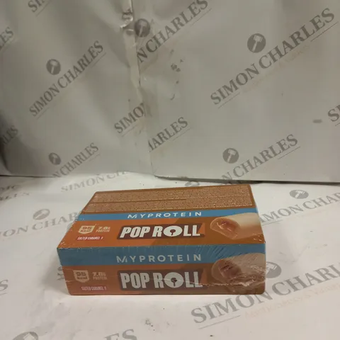 BOX OF 12X27G MYPROTEIN POP ROLL - SALTED CARAMEL 