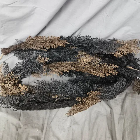 CEDAR LEAF HURRICANE TABLE CENTRE HALLOWEEN DECORATION 