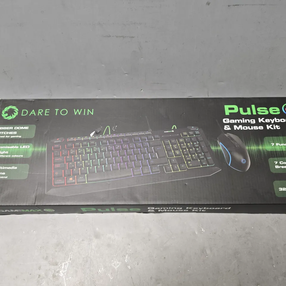 BOXED PULSE RGB GAMING KEYBOARD & MOUSE KIT