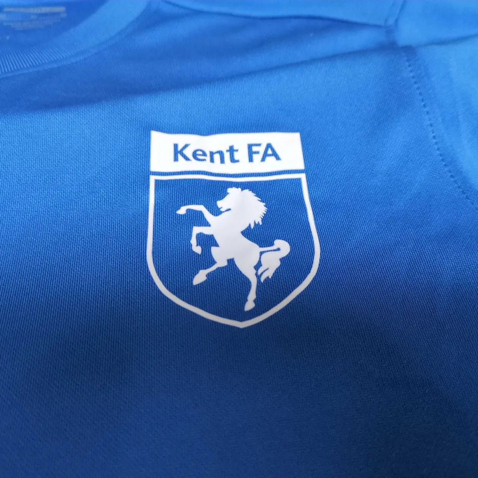 Nike Kent FA Blue Football Shirt – Men's Medium (UK)