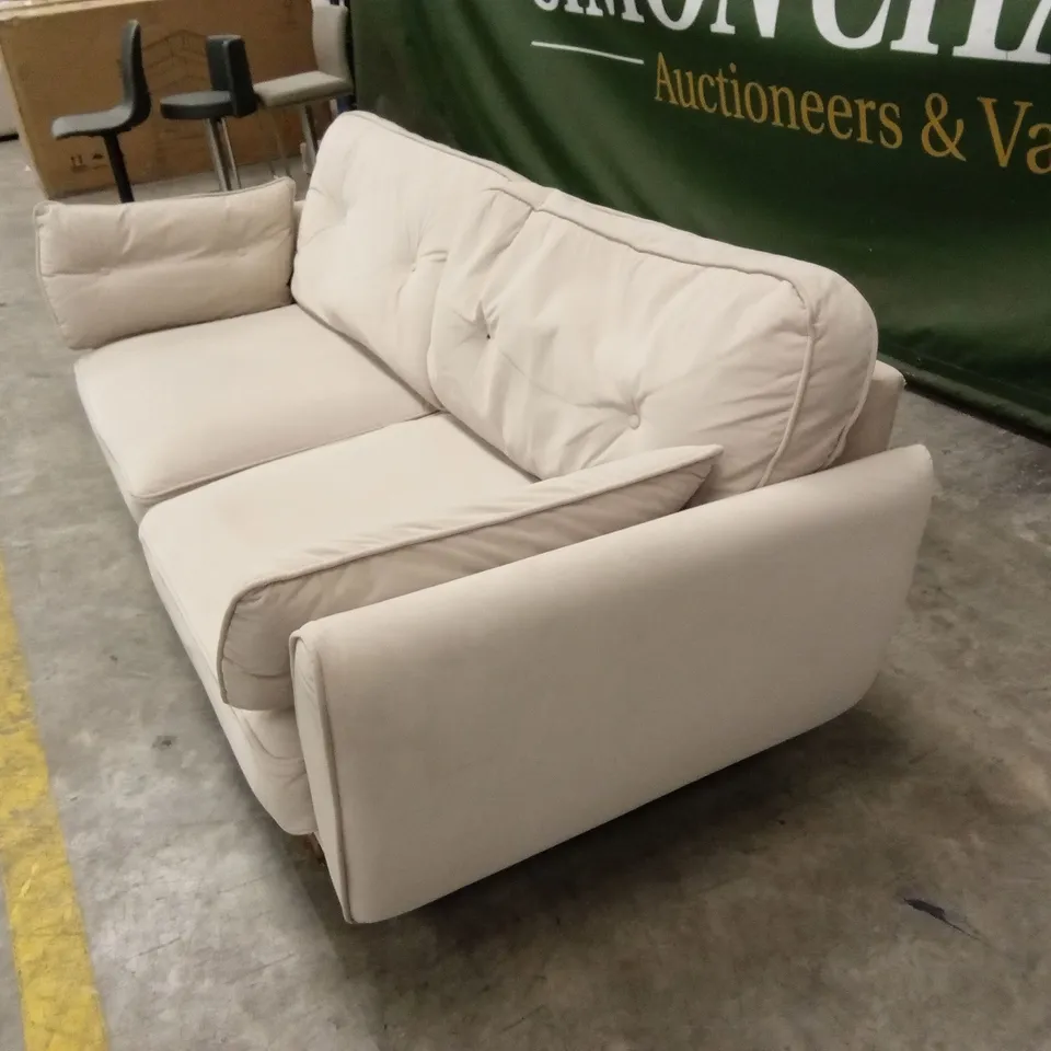 PAULO FABRIC 3 SEATER SOFA - NATURAL RRP £699