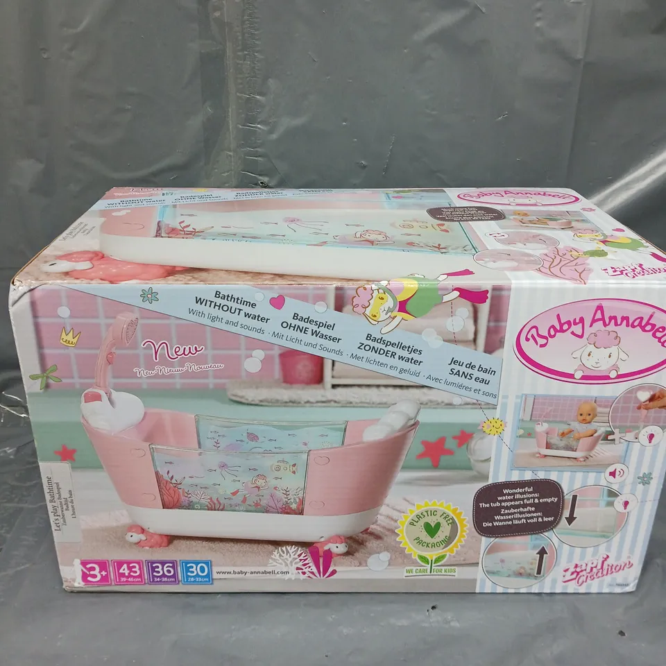 BABY ANNABELL LET'S PLAY BATH TIME RRP £34.99