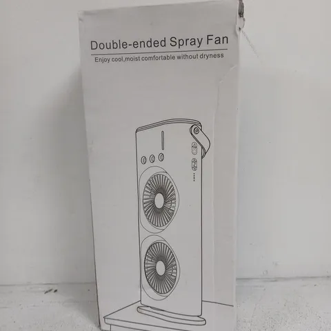 DOUBLE-ENDED SPRAY FAN – BOXED PORTABLE MISTING FAN