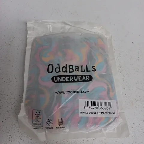 ODDBALLS UNDERWEAR RIPPLE LOOSE-FIT BOXER – 2XL (UK XXL)