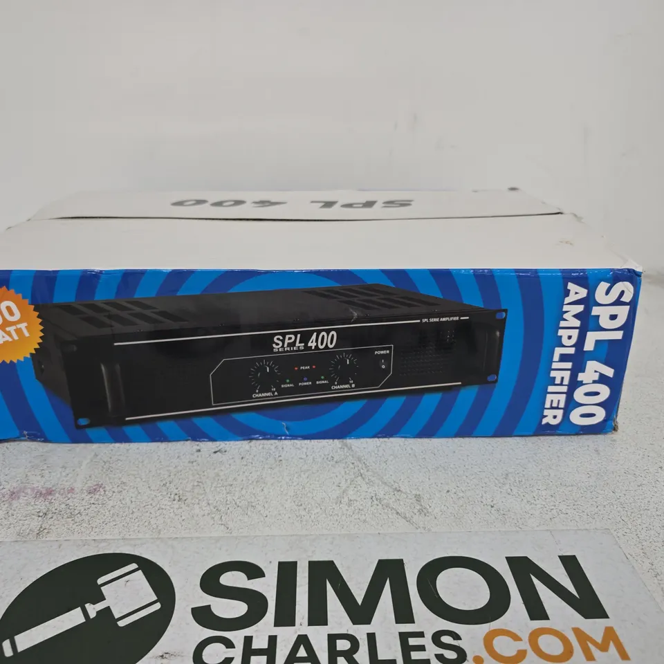 BOXED 400W SPL 400 AMPLIFIER