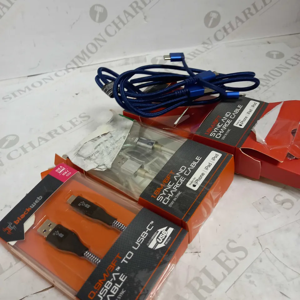 BLACKWEB CABLE BUNDLE 3 ITEMS 