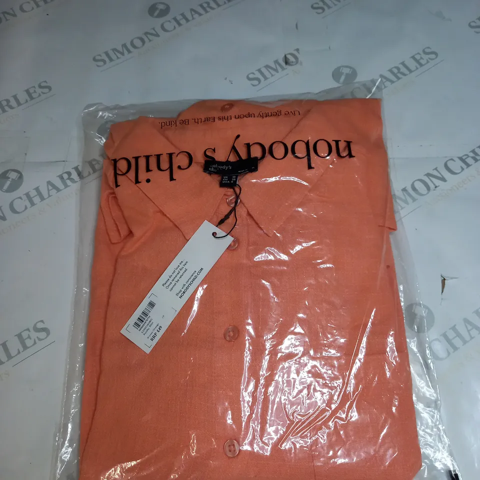 BAGGED NOBODYS CHILD SUNDAY SHIRT SIZE 10
