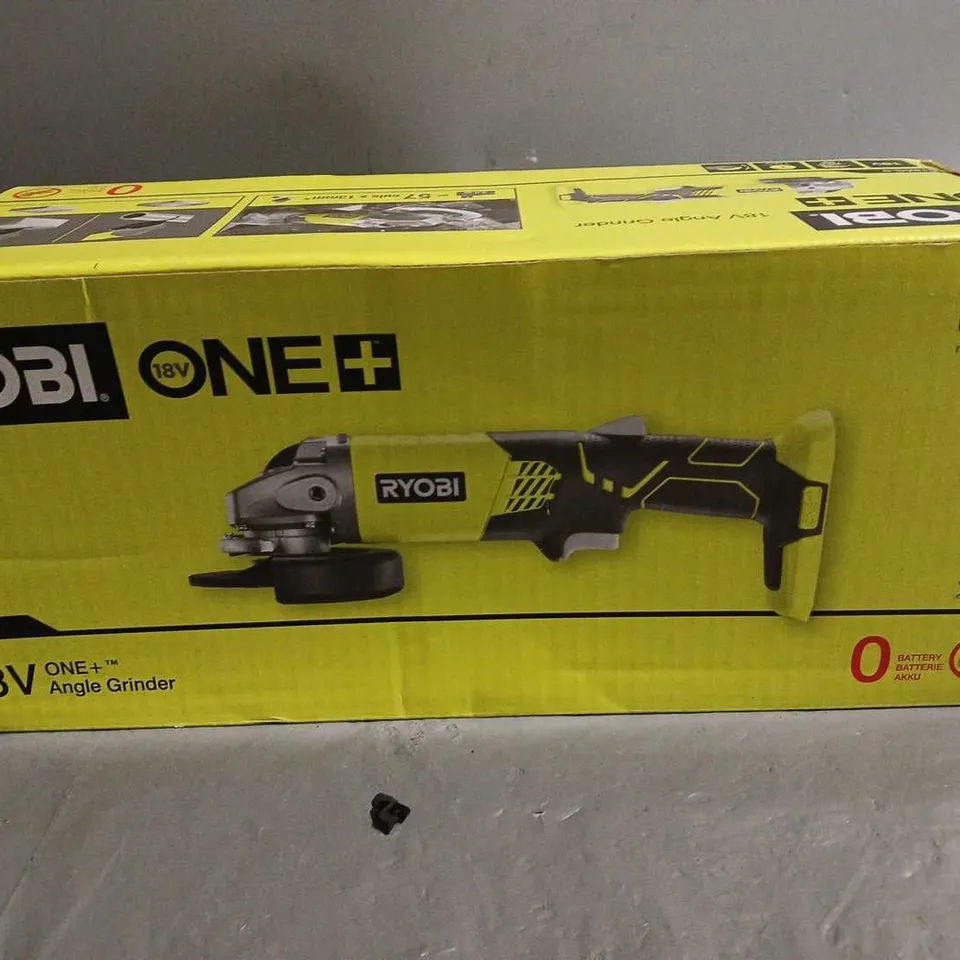 BOXED RYOBI ONE+ 18V ANGLE GRINDER