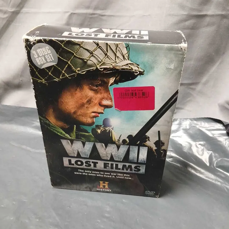 WWII LOST FILMS – 3-DISC BOX SET (HISTORY CHANNEL)