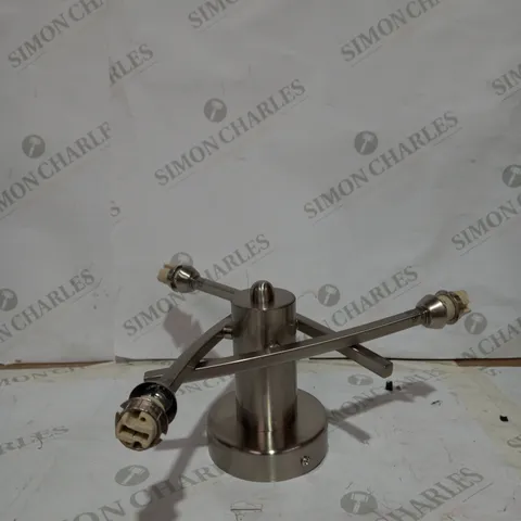 MORGAN 3 LIGHT SEMI FLUSH SATIN CHROME