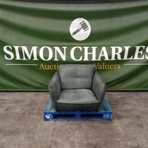 QUALITY DESIGNER ITALIAN MADE SEVILLE LEATHER ARMCHAIR