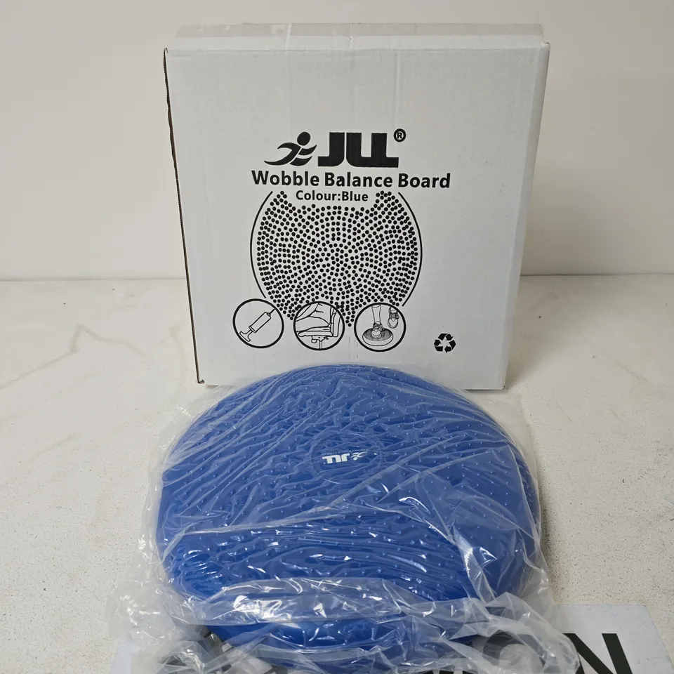 BOXED JLL WOBBLE BALANCE BOARD IN BLUE