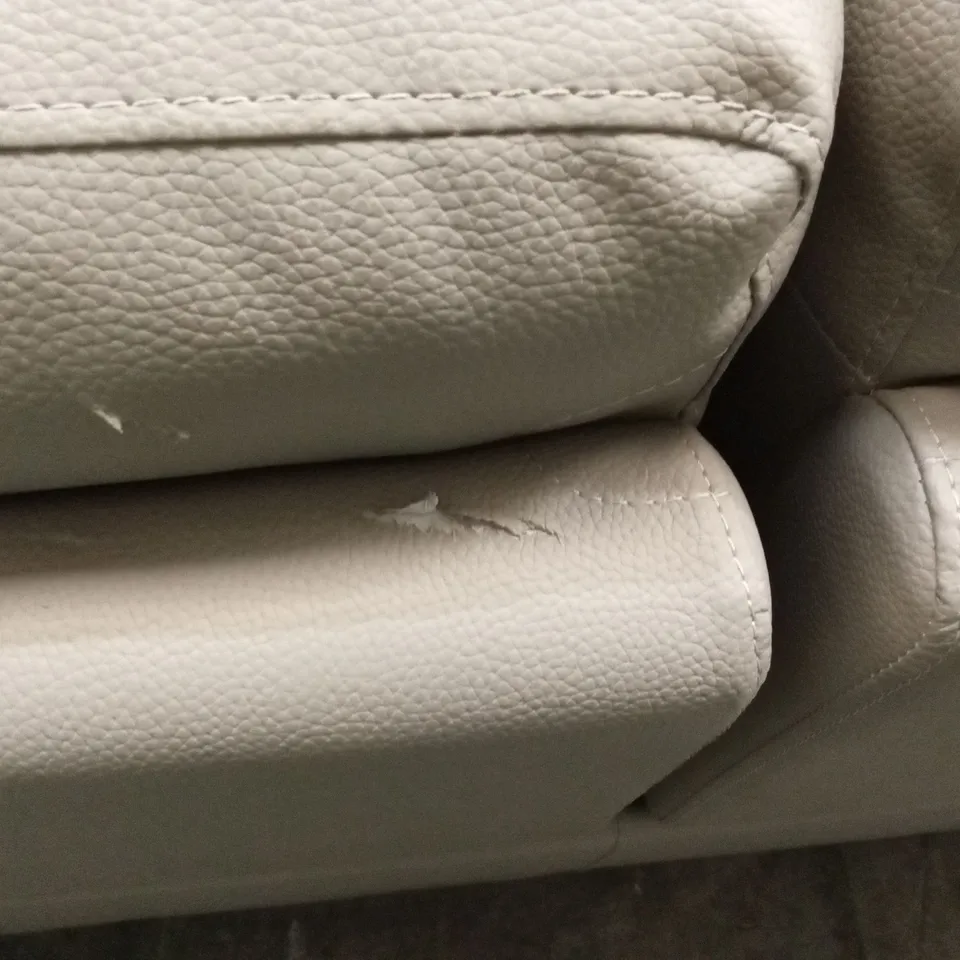 DESIGNER 3 SEATER LEATHER ELECTRIC RECLINER SOFA