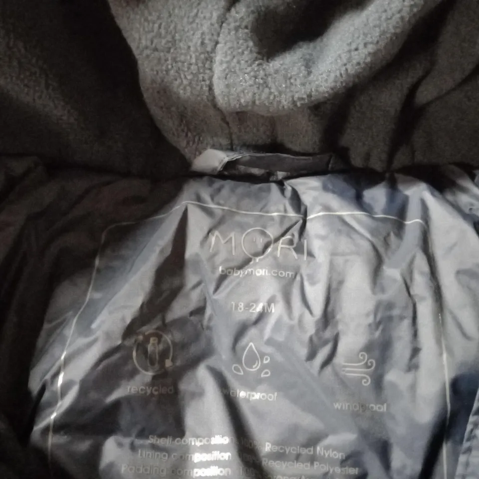 MORI BABY BLUE PADDED COAT - 18-24 MONTHS