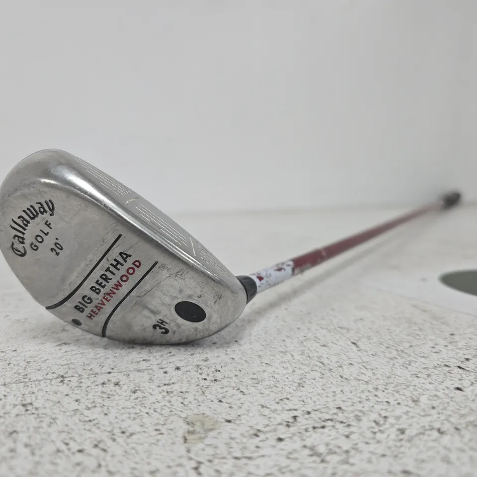 CALLAWAY BIG BERTHA HEAVENWOOD HYBRID 3H – GOLF CLUB, RED SHAFT