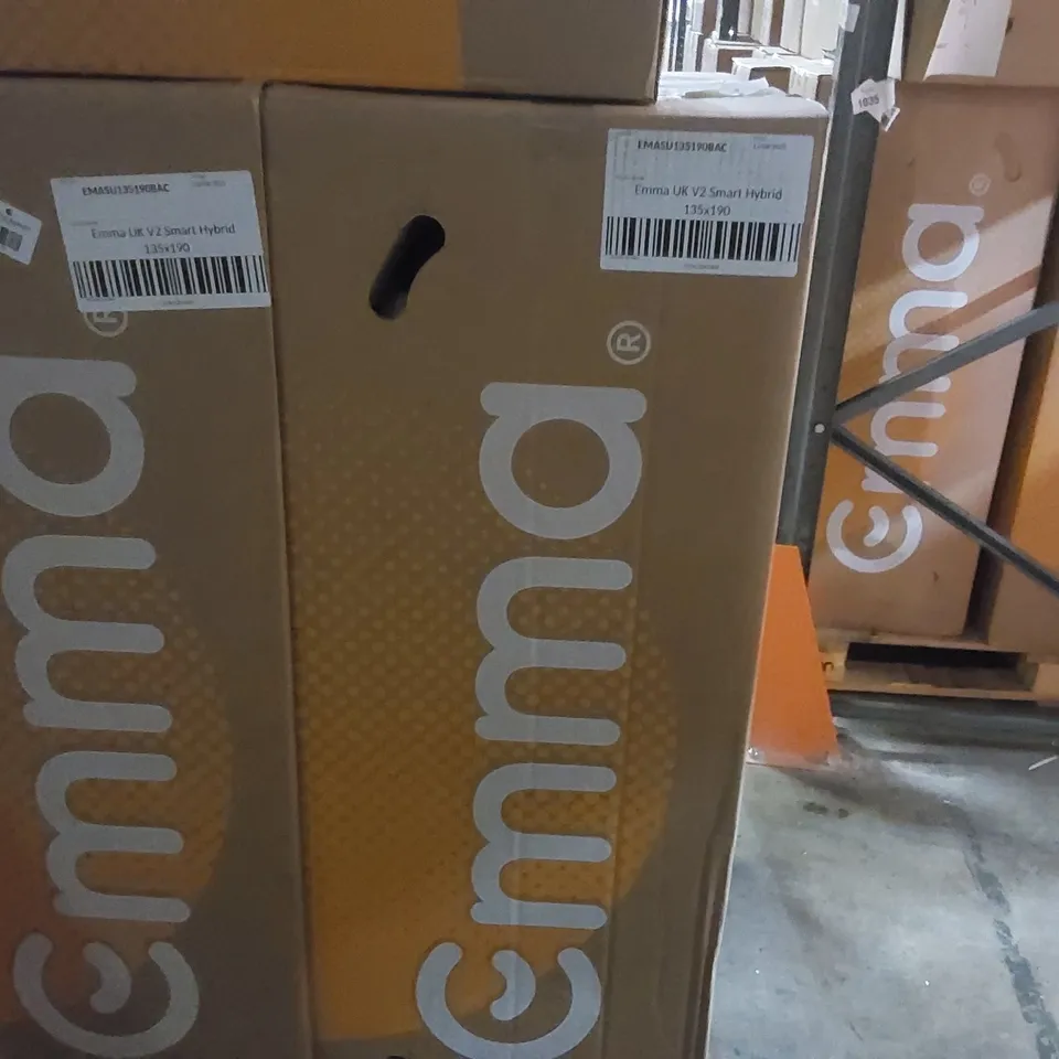 BRAND NEW BOXED EMMA UK V2 SMART HYBRID 135 x 190CM DOUBLE MATTRESS