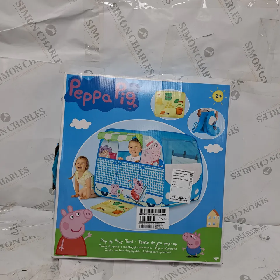 PEPPA PIG POP UP CAMPERVAN PLAY TENT  RRP £26.99
