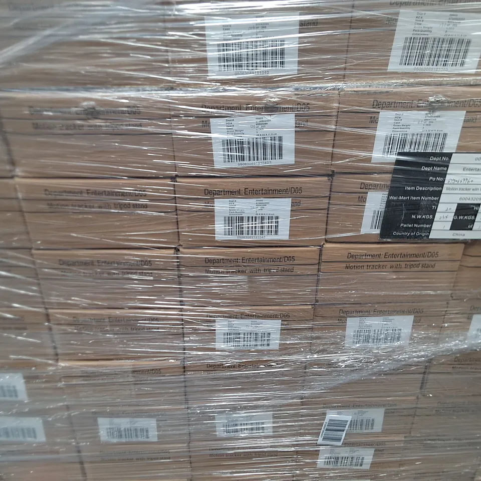LOT OF 45 3-PACKS OF BRAND NEW MOTION TRACKERS WITH TRIPOD STAND