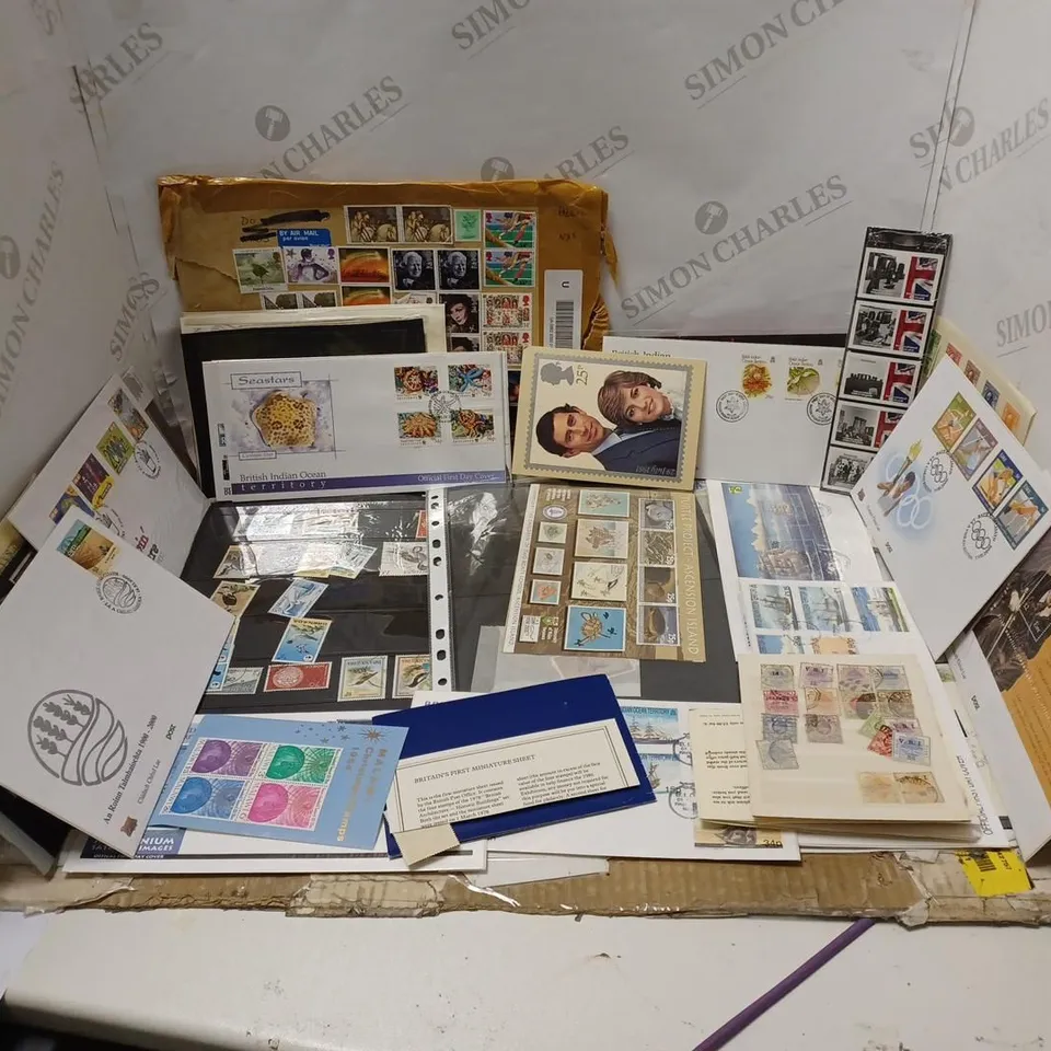 LARGE QUANTITY OF STAMPS AND STAMP COLLECTIONS OF VARIOUS YEARS AND ORIGINS