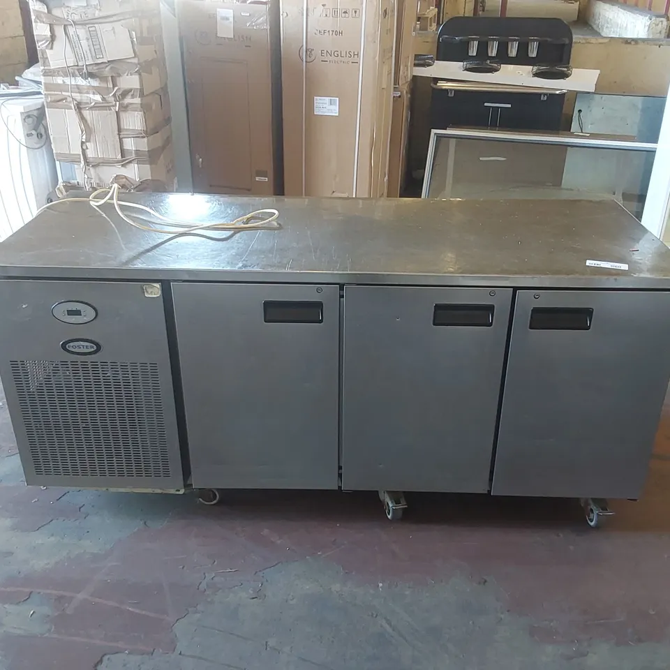 FOSTER REFRIGERATED STAINLESS STEEL FOOD PREP COUNTER 