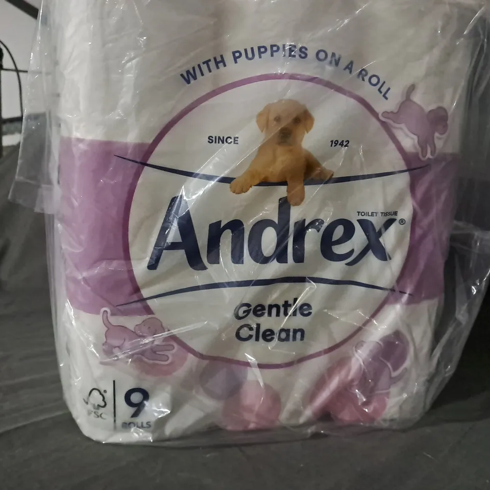 4 PACKS OF 9 ROLL ANDREX GENTLE CLEAN ROLLS 