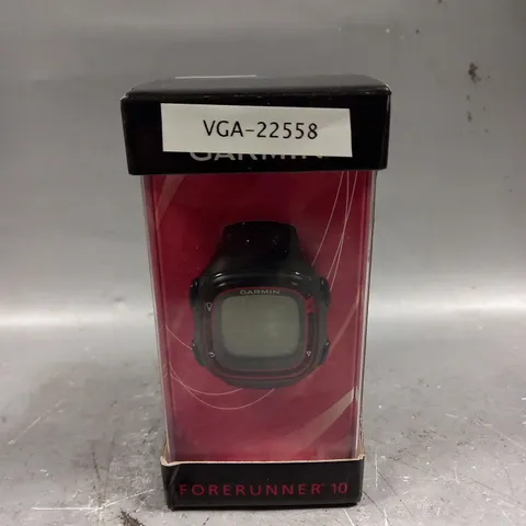 BOXED GARMIN FORERUNNER 10 GPS WATCH