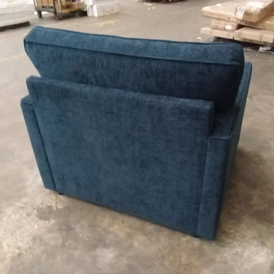 KALUNA FABRIC ARMCHAIR - NAVY RRP £849