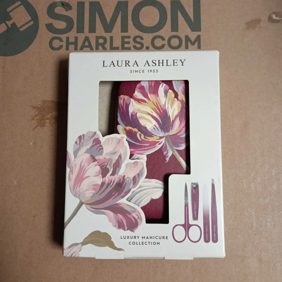 LAURA  ASHLEY LUXURY MANICURE COLLECTION – SCISSORS, NAIL FILE & CUTICLE TOOLS