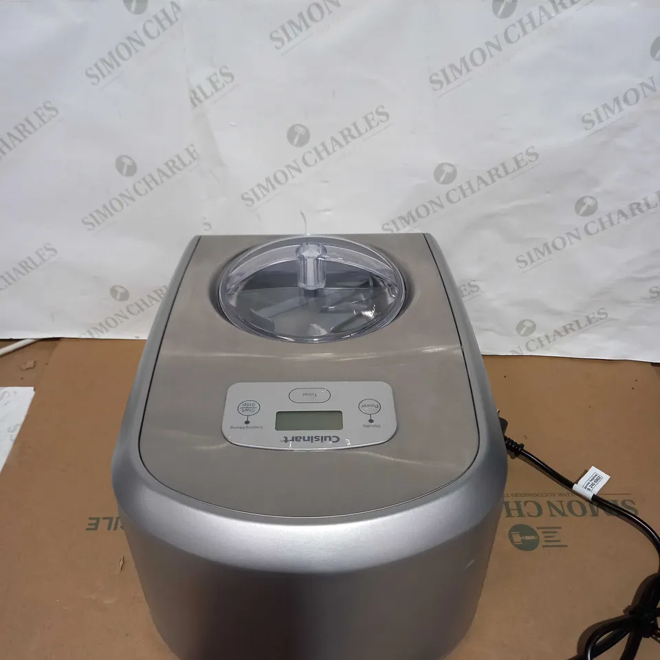 CUISINART ICE CREAM & GELATO MAKER 