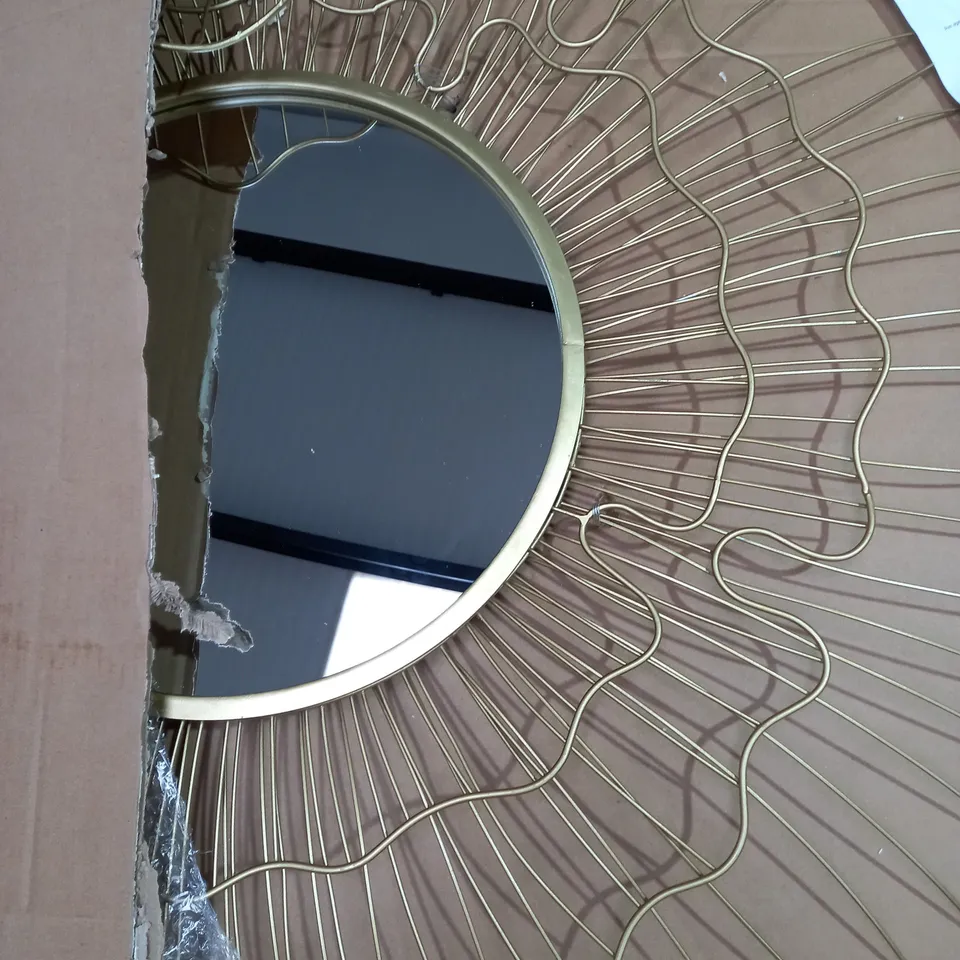 K BY KELLY HOPPEN RIPPLE WAVED MIRROR
