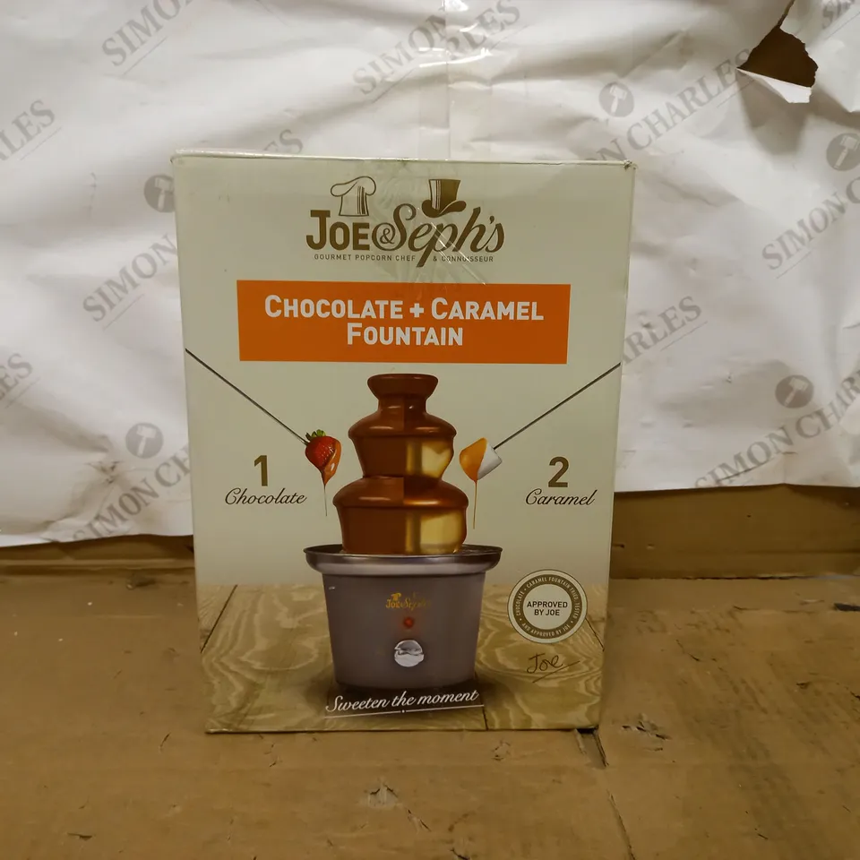 JOE & SEPH'S 1 CHOCOLATE FOUNTAIN-PLASTIC