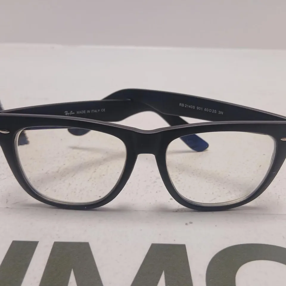 RAY-BAN RB2140S WAYFARER SUNGLASSES – BLACK, MADE IN ITALY