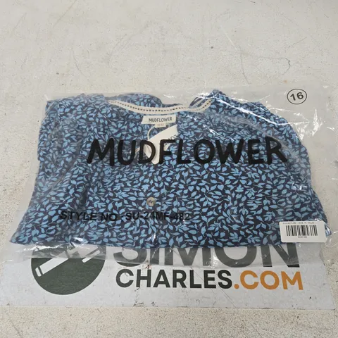 MUDFLOWER FLORAL PRINT BLOUSE – UK 16 (EU 44, US 12)