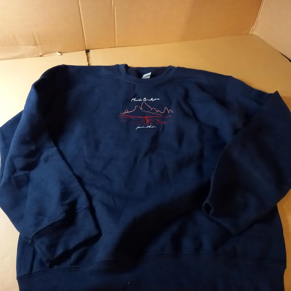 GILDAN BLUE JUMPER - SIZE S