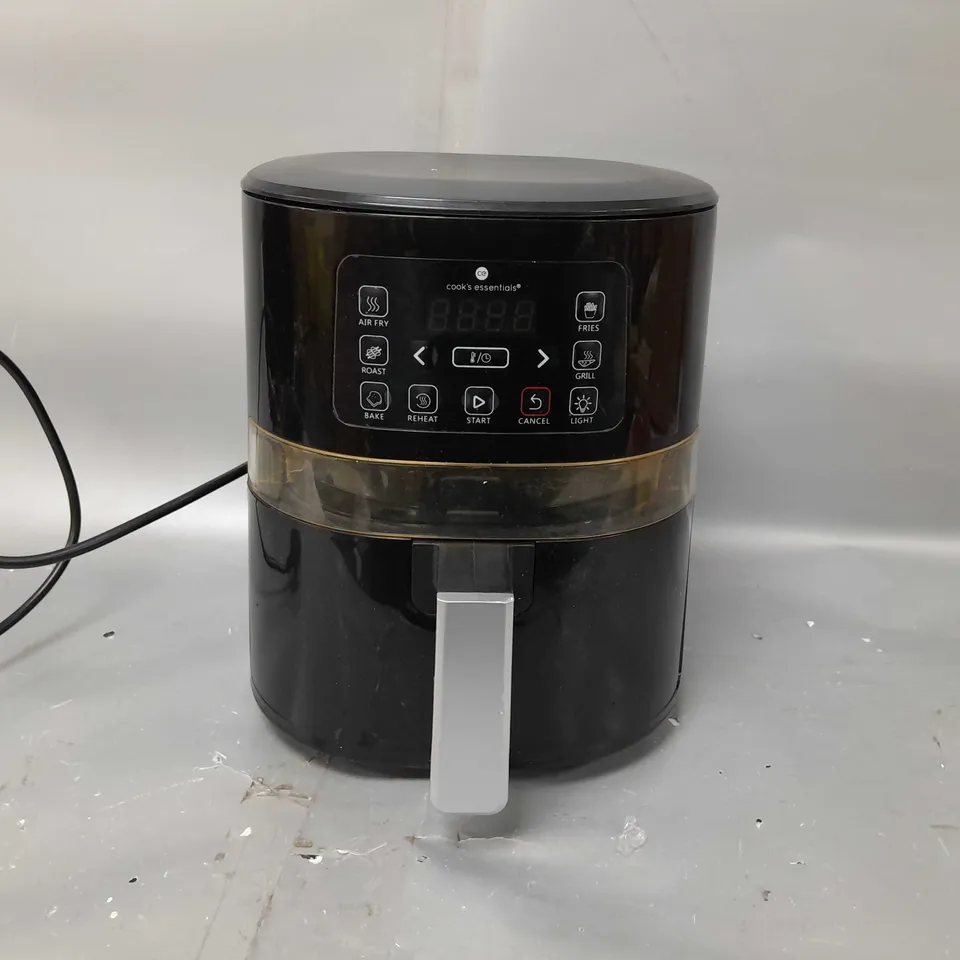 COOK'S ESSENTIALS 4L AIR FRYER IN BLACK