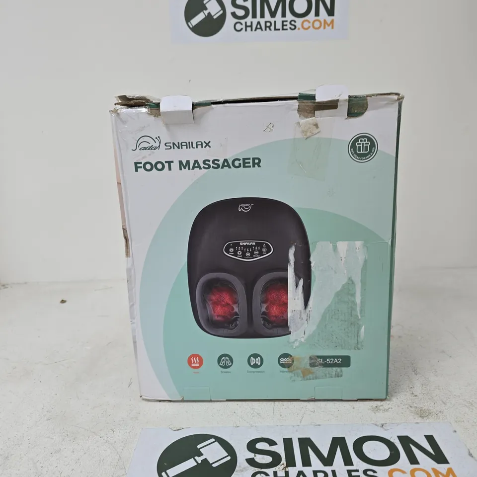 SNAILAX FOOT MASSAGER SL-52A2 – BOXED