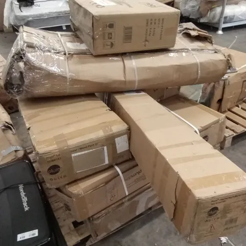 PALLET OF ASSORTED INCOMPLETE PLUM OUTDOOR PLAY TOWER PARTS AND PIECES