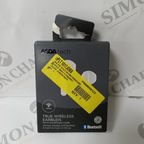 BOXED SEALED BLUETOOTH TRUE WIRELESS EARBUDS WITH CHARGING CASE