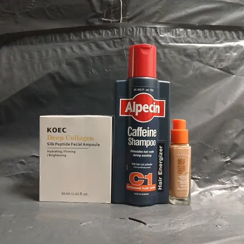 APPROXIMATELY 18 ASSORTED COSMETIC ITEMS TO INCLUDE ALPECIN, RIMMEL LONDON, ETC - COLLECTION ONLY