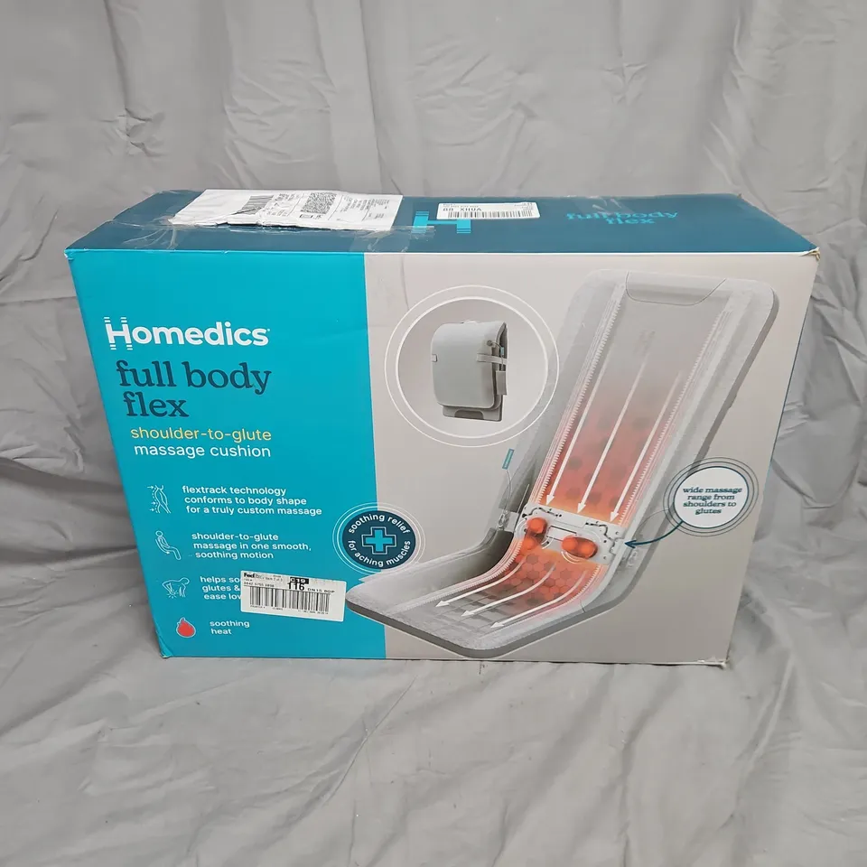 HOMEDICS FULL BODY FLEX MASSAGER – GREY (BOXED)