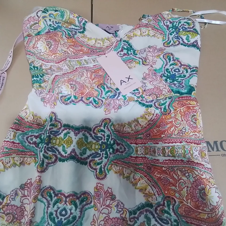 AX PARIS FLORAL DRESS - UK 12