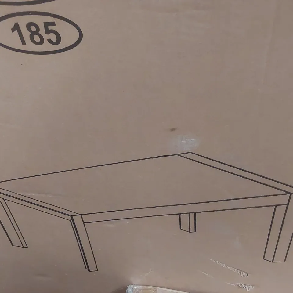 BOXED DINING TABLE - ESPRESSO