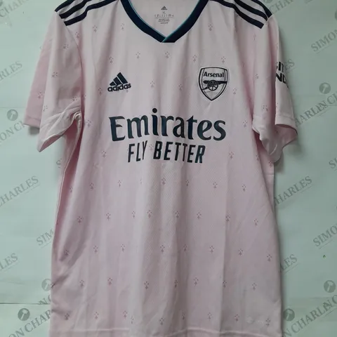 ADIDAS ARSENAL PINK FOOTBALL SHIRT SIZE XL