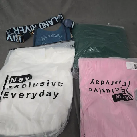 APPROXIMATELY 25 ASSORTED CLOTHING AND FASHION PRODUCTS IN VARIOUS STYLES AND SIZES - COLLECTION ONLY