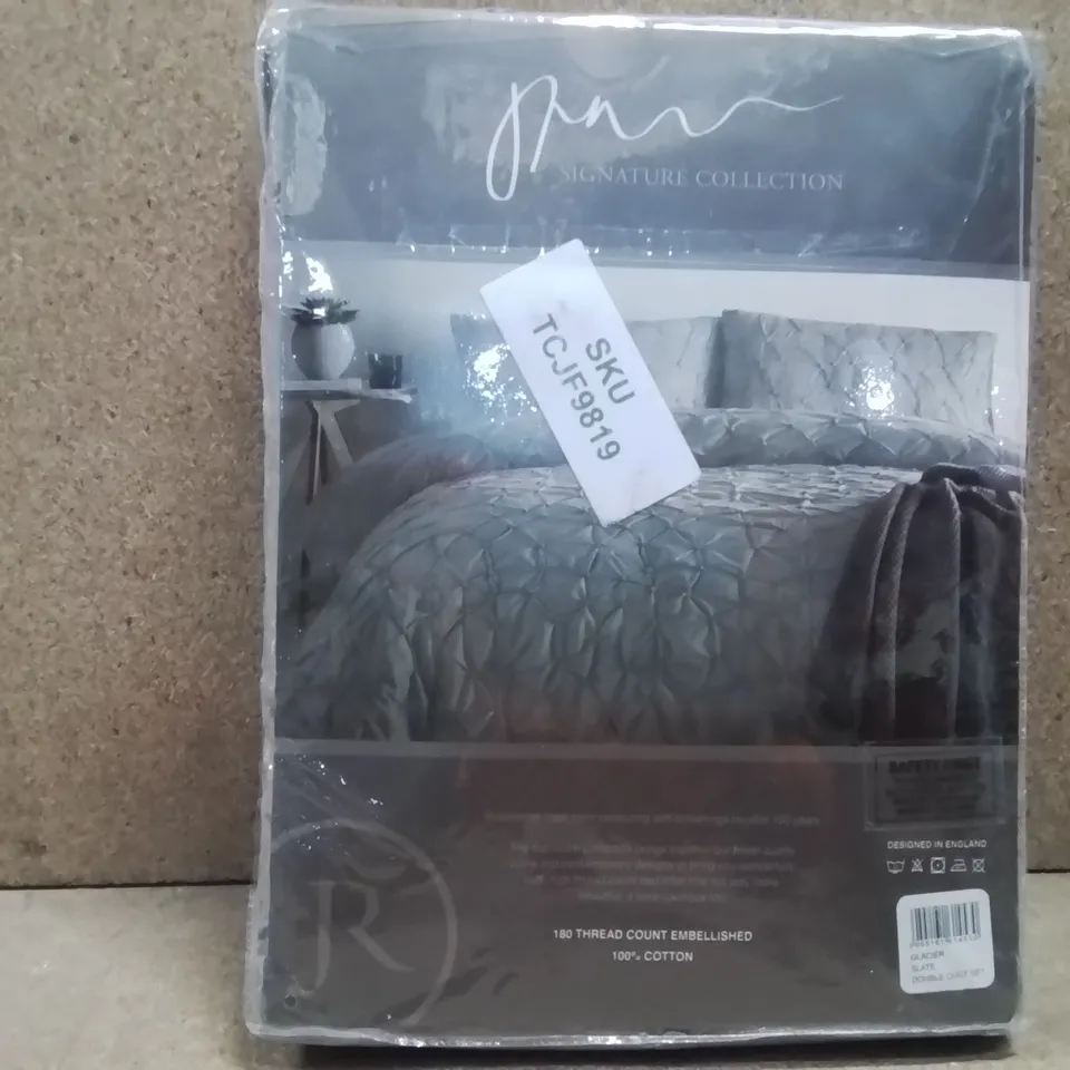 BRAND NEW ROSENTHALS DOUBLE DUVET COVER SET- SLATE 