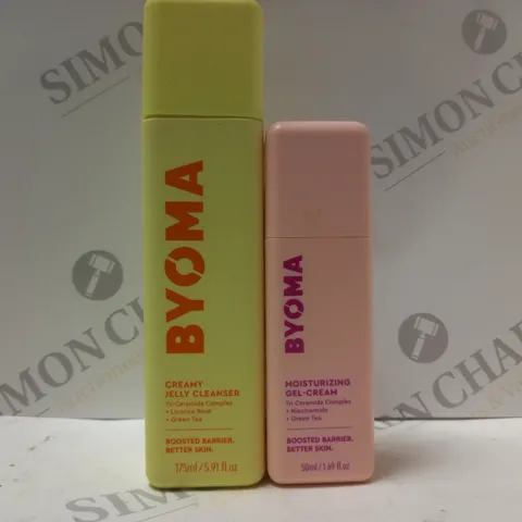 BOX OF 2 BYOMA PRODUCTS TO INCLUDE CREAMY JELLY CLEANSER 175ML & MOISTURIZING GEL-CREAM 50ML