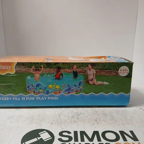 ODYSSEY FILL 'N FUN PLAY POOL β 2.44M (8FT) β BOXED