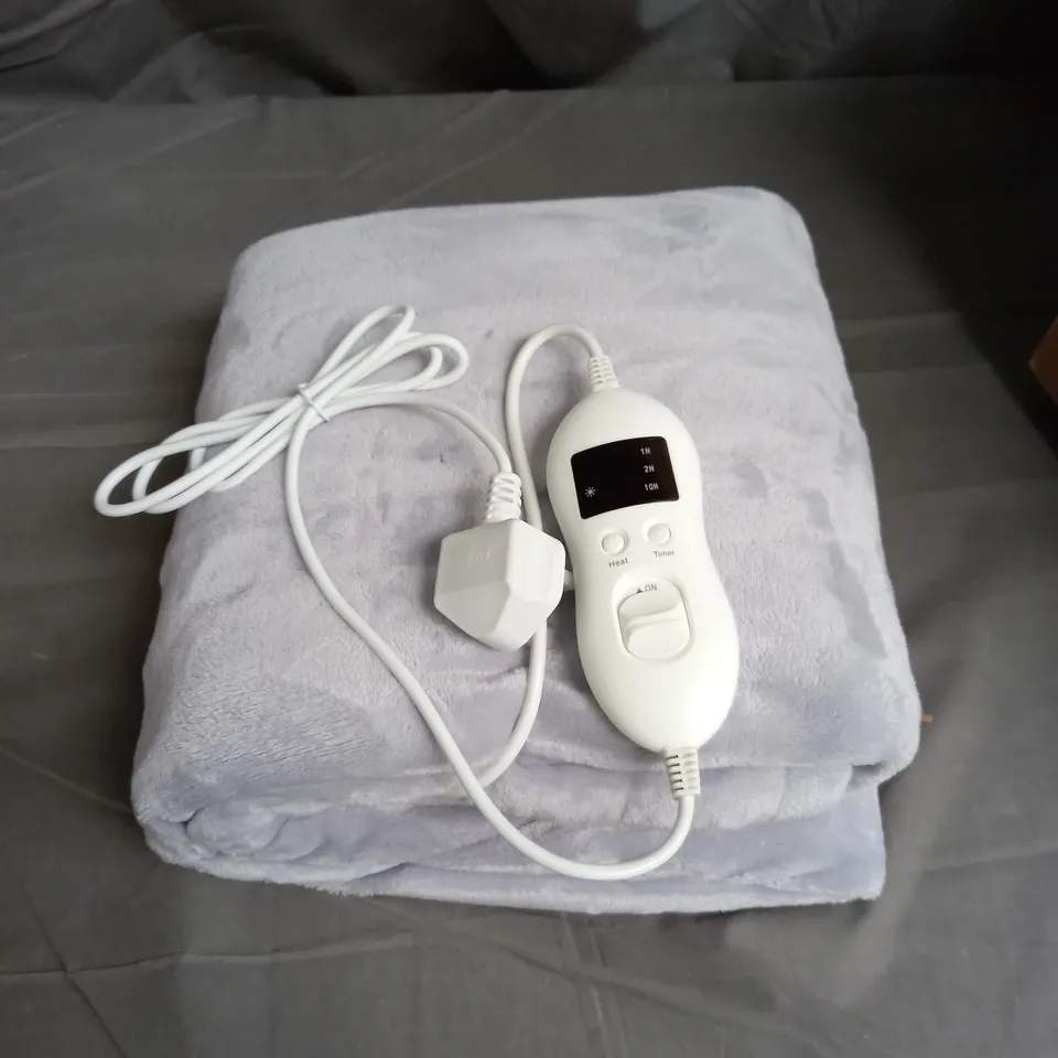 BOXED OVO ELECTRIC FLEECE OVERBLANKET 160CM X 120CM 